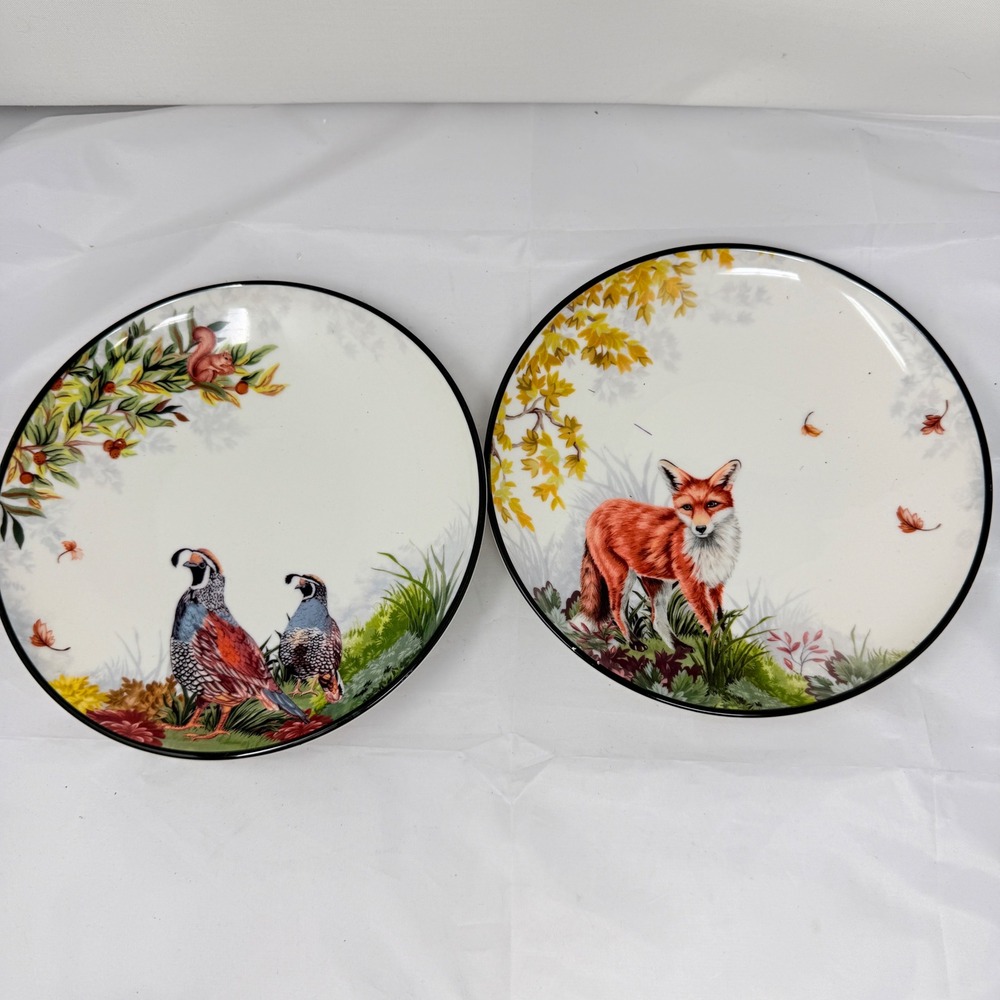 Pottery‎ Barn Fantastical Forest Salad Plates Set of 2
